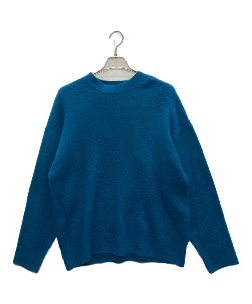 MAISON SPECIAL（メゾンスペシャル）MAISON SPECIAL (メゾンスペシャル) Royal Cashmere Special Blushed Crew Neck Knit ブルー サイズ:SIZE 01の古着・服飾アイテム