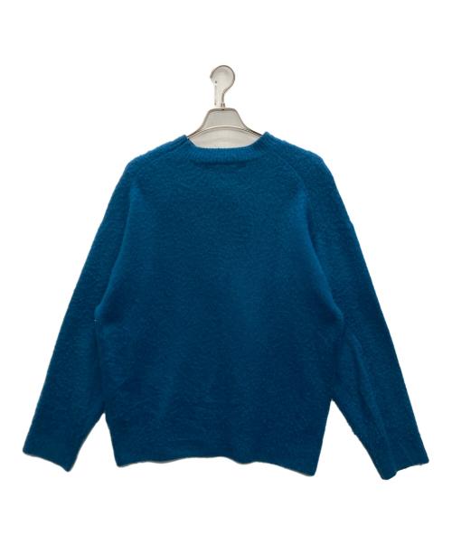 MAISON SPECIAL（メゾンスペシャル）MAISON SPECIAL (メゾンスペシャル) Royal Cashmere Special Blushed Crew Neck Knit ブルー サイズ:SIZE 01の古着・服飾アイテム