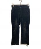 GENIZAWAゲンイザワ）の古着「コーデュロイパンツ」｜ブラック
