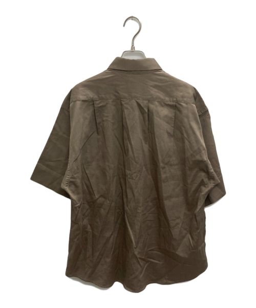 TOMORROW LAND（トゥモローランド）TOMORROW LAND (トゥモローランド) コットンピケ プルオーバータックシャツ ブラウン サイズ:SIZE XSの古着・服飾アイテム