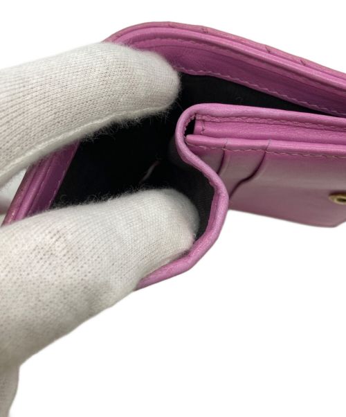 GUCCI（グッチ）GUCCI (グッチ) コンパクトウォレット ピンクの古着・服飾アイテム