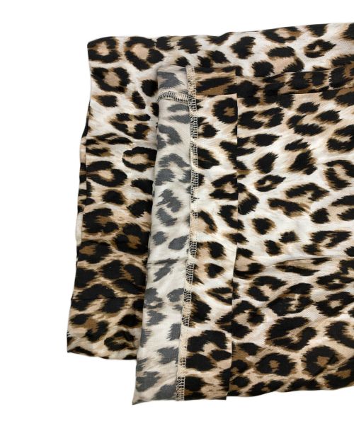 LA PRESTIC OUISTON（ラ プレスティック ウィストン）LA PRESTIC OUISTON (ラ プレスティック ウィストン) シルク2タックワイドパンツ ブラウン×ホワイト サイズ:SIZE0の古着・服飾アイテム