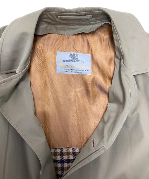 Aquascutum（アクアスキュータム）Aquascutum (アクアスキュータム) ステンカラーコート ベージュ サイズ:不明の古着・服飾アイテム