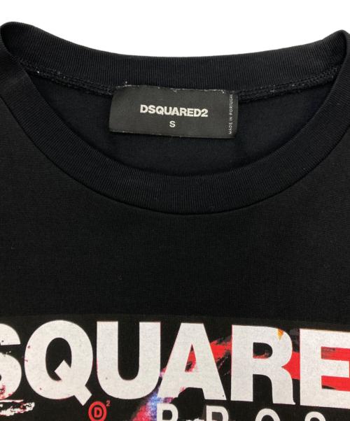 DSQUARED2（ディースクエアード）DSQUARED2 (ディースクエアード) プリントTシャツ ブラック サイズ:SIZE Sの古着・服飾アイテム