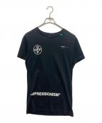 OFFWHITEオフホワイト）の古着「アロープリントTシャツ」｜ブラック