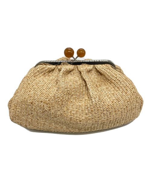 Max Mara WEEK END LINE（マックスマーラ ウイークエンドライン）Max Mara WEEK END LINE (マックスマーラ ウイークエンドライン) ミディアムパスティチーノバッグ ベージュの古着・服飾アイテム