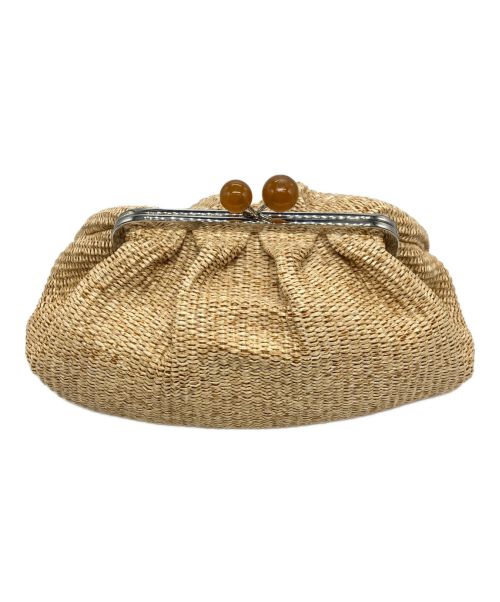 Max Mara WEEK END LINE（マックスマーラ ウイークエンドライン）Max Mara WEEK END LINE (マックスマーラ ウイークエンドライン) ミディアムパスティチーノバッグ ベージュの古着・服飾アイテム