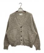 arenotisアーノッティーズ）の古着「WASHI Wool Mix Knit Cardigan」｜ベージュ