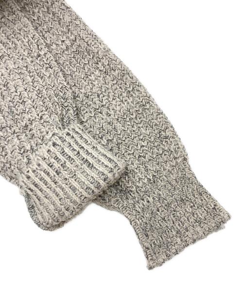 arenotis（アーノッティーズ）arenotis (アーノッティーズ) WASHI Wool Mix Knit Cardigan ベージュ サイズ:SIZE　1の古着・服飾アイテム