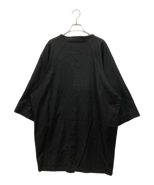 DRIES VAN NOTEN（ドリスヴァンノッテン）DRIES VAN NOTEN (ドリスヴァンノッテン) ドルマンスリーブダブルジップウールコート ブラック サイズ:SIZE Mの古着・服飾アイテム