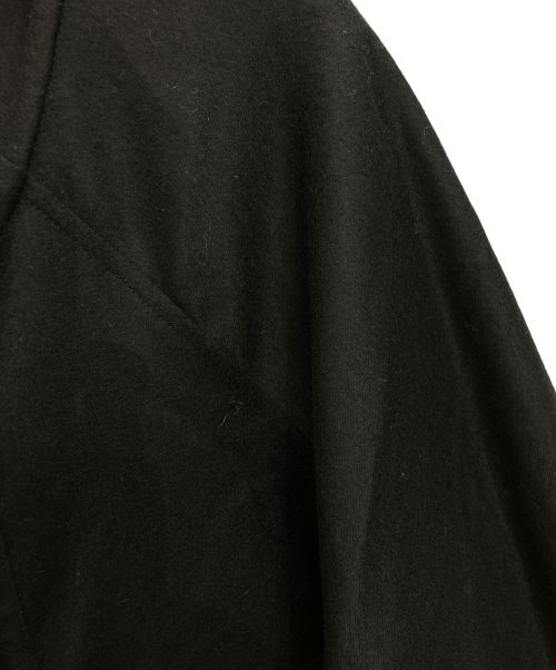 DRIES VAN NOTEN（ドリスヴァンノッテン）DRIES VAN NOTEN (ドリスヴァンノッテン) ドルマンスリーブダブルジップウールコート ブラック サイズ:SIZE Mの古着・服飾アイテム