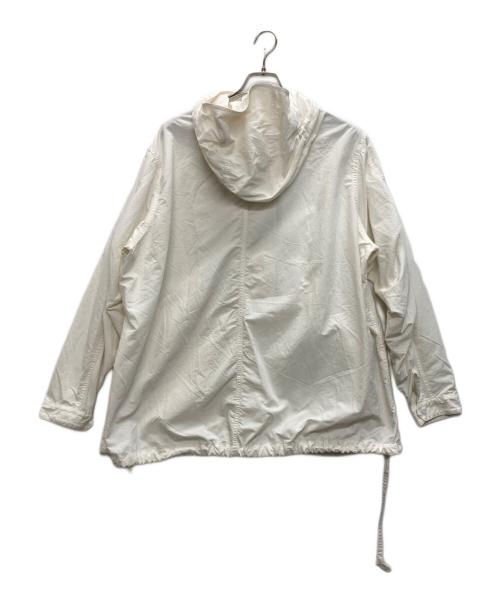 UNDECORATED（アンデコレイテッド）UNDECORATED (アンデコレイテッド) フーデッドナイロンジャケット ホワイト サイズ:2の古着・服飾アイテム