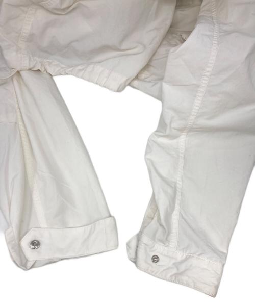 UNDECORATED（アンデコレイテッド）UNDECORATED (アンデコレイテッド) フーデッドナイロンジャケット ホワイト サイズ:2の古着・服飾アイテム