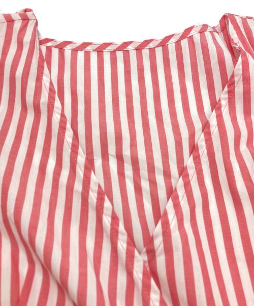 bijuly（ビジュリー）bijuly (ビジュリー) KIMONO RICH FRILL DRESS ピンク×ホワイト サイズ:SIZE Freeの古着・服飾アイテム