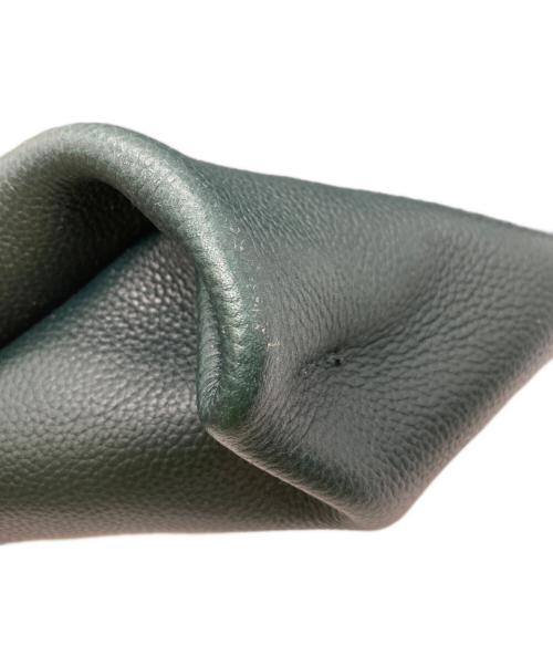 J.W.ANDERSON（ジェイダブリューアンダーソン）J.W.ANDERSON (ジェイダブリューアンダーソン) スモールチェーンホーボーレザーショルダーバッグ グリーンの古着・服飾アイテム