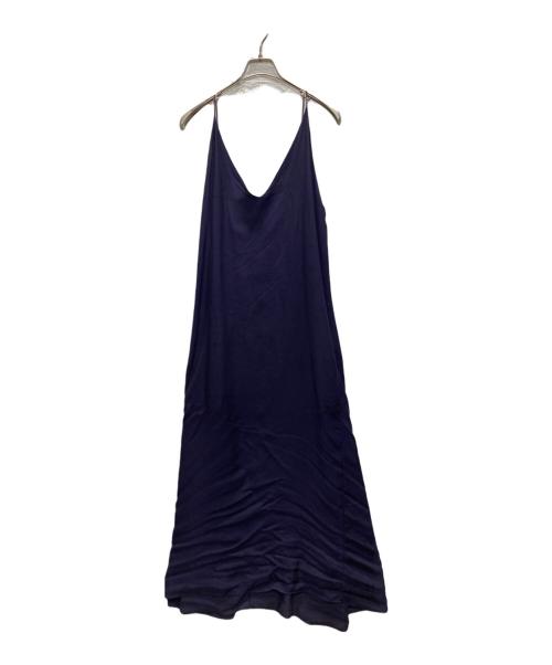 ATON（エイトン）ATON (エイトン) CAMISOLE MAXIDRESS ネイビー サイズ:SIZE 2の古着・服飾アイテム