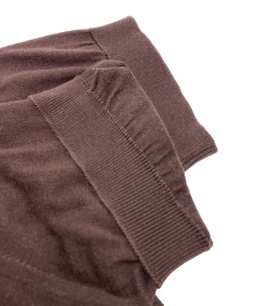 JOHN SMEDLEY（ジョンスメドレー）JOHN SMEDLEY (ジョンスメドレー) ニットポロシャツ ブラウン サイズ:SIZE Sの古着・服飾アイテム