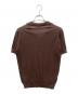 JOHN SMEDLEY (ジョンスメドレー) ニットポロシャツ ブラウン サイズ:SIZE S：5000円