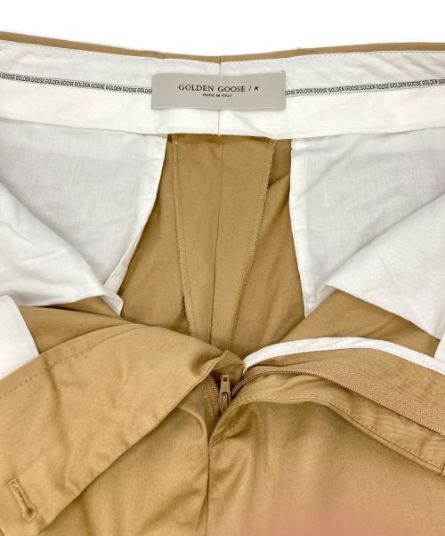 GOLDEN GOOSE（ゴールデングース）GOLDEN GOOSE (ゴールデングース) CONRAD COTTON CHINO TROUSERS ブラウン サイズ:SIZE 50の古着・服飾アイテム