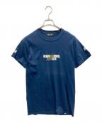 WIND AND SEA×NEIGHBORHOODウィンダンシー×ネイバーフッド）の古着「コラボプリントTシャツ」｜ネイビー