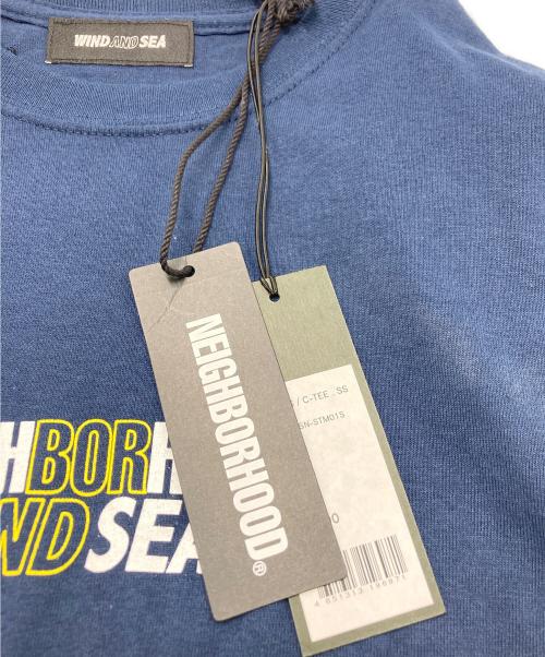 WIND AND SEA（ウィンダンシー）WIND AND SEA (ウィンダンシー) NEIGHBORHOOD (ネイバーフッド) コラボプリントTシャツ ネイビー サイズ:Ｓの古着・服飾アイテム