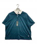 WIND AND SEAウィンダンシー）の古着「ラガーシャツ」｜グリーン