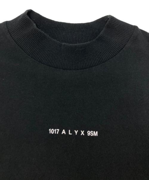 1017 ALYX 9SM（テンセブンティーン アリクス ナインエスエム）1017 ALYX 9SM (アリクス) モックネックカットソー ブラック サイズ:SIZE XSの古着・服飾アイテム