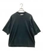 MARKAマーカ）の古着「フットボールカットソー」｜ブラック