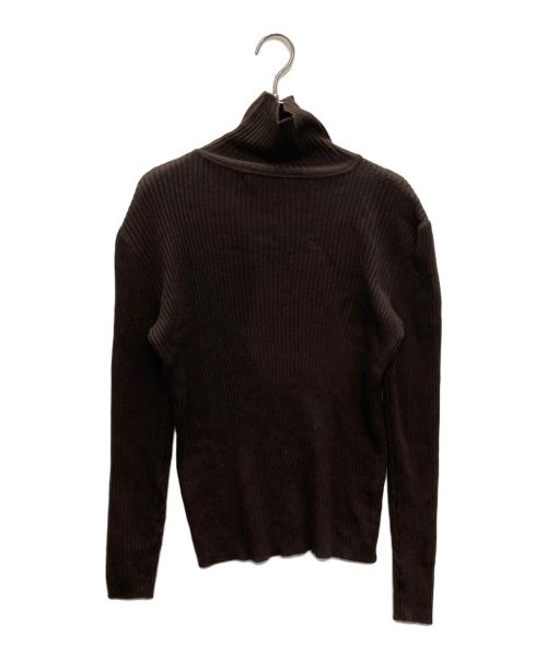 CELINE（セリーヌ）CELINE (セリーヌ) ハイネックニット ブラウン サイズ:38の古着・服飾アイテム