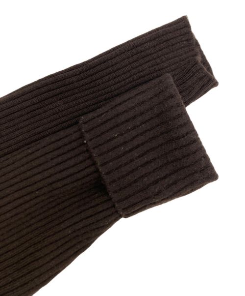 CELINE（セリーヌ）CELINE (セリーヌ) ハイネックニット ブラウン サイズ:38の古着・服飾アイテム