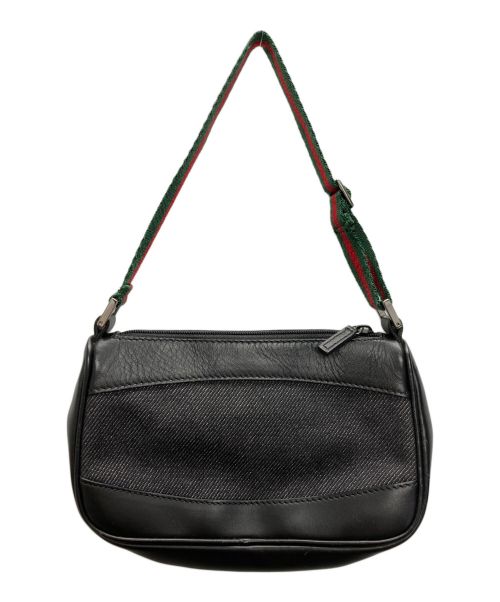 GUCCI（グッチ）GUCCI (グッチ) シェリーラインポーチ ブラックの古着・服飾アイテム