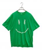 THE BLACK EYE PATCHブラックアイパッチ）の古着「Price Label Smile Tee」｜グリーン