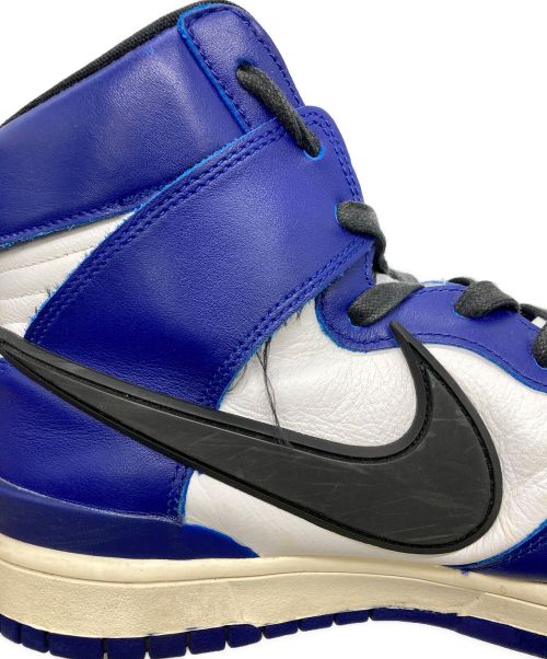 NIKE（ナイキ）NIKE (ナイキ) AMBUSH (アンブッシュ) DUNK HI DEEP ROYAL ホワイト×ブルー サイズ:SIZE 28.5cmの古着・服飾アイテム