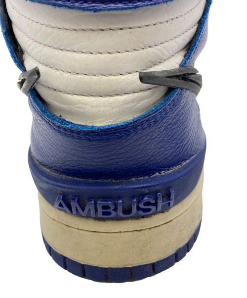 NIKE（ナイキ）NIKE (ナイキ) AMBUSH (アンブッシュ) DUNK HI DEEP ROYAL ホワイト×ブルー サイズ:SIZE 28.5cmの古着・服飾アイテム