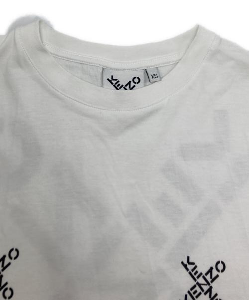 KENZO（ケンゾー）KENZO (ケンゾー) プリントカットソー ホワイト サイズ:ＸＳの古着・服飾アイテム