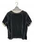 NVRFRGT (ネヴァーフォーゲット) ORGANIC COTTON INSIDE OUT PANEL RINGER T SHIRT グレー サイズ:２：5000円