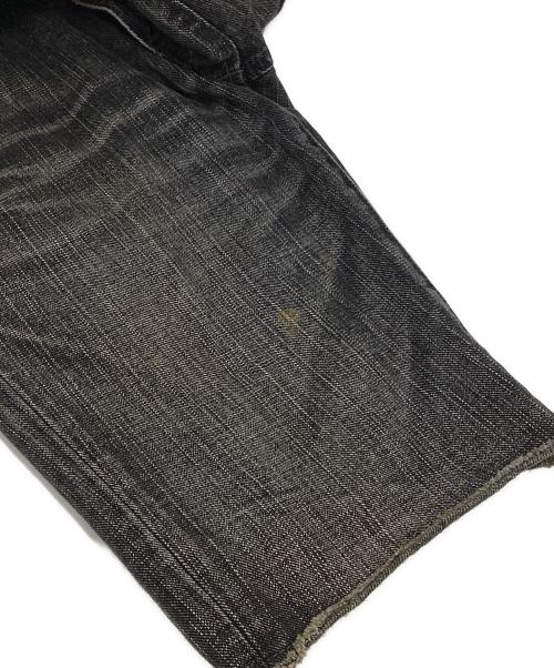 NUMBER (N)INE（ナンバーナイン）NUMBER (N)INE (ナンバーナイン) ハーフデニムパンツ ブラック サイズ:SIZE　3の古着・服飾アイテム