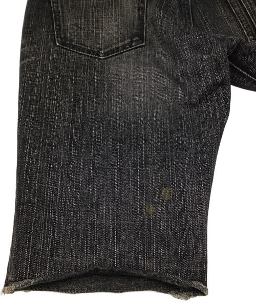 NUMBER (N)INE（ナンバーナイン）NUMBER (N)INE (ナンバーナイン) ハーフデニムパンツ ブラック サイズ:SIZE　3の古着・服飾アイテム