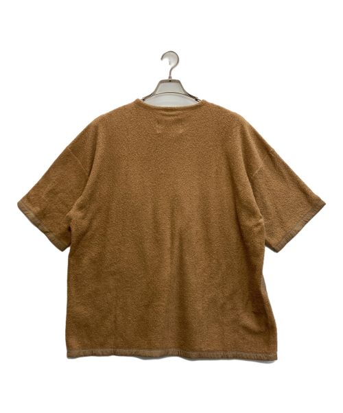 amok（アモク）amok (アモク) PILE QUILTING TEE ブラウン サイズ:SIZE Mの古着・服飾アイテム