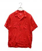 SUPREME×PLAY BOYシュプリーム×プレイボーイ）の古着「オープンカラーシャツ」｜レッド