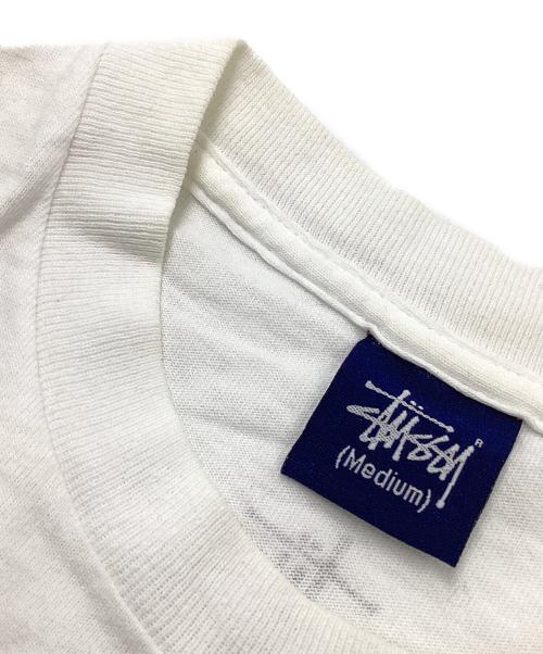stussy（ステューシー）stussy (ステューシー) プリントTシャツ ホワイト サイズ:Mの古着・服飾アイテム