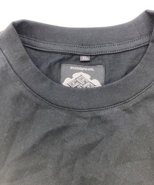 BUDSPOOL（バッズプール）BUDSPOOL (バッズプール) Gakkin (ガッキン) 半袖Tシャツ ブラック サイズ:XLの古着・服飾アイテム
