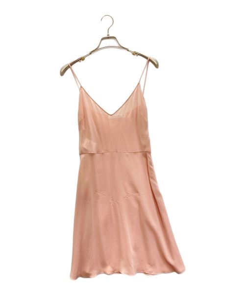 Christian Dior（クリスチャン ディオール）Christian Dior (クリスチャン ディオール) シルクワンピース ピンク サイズ:SIZE 38の古着・服飾アイテム