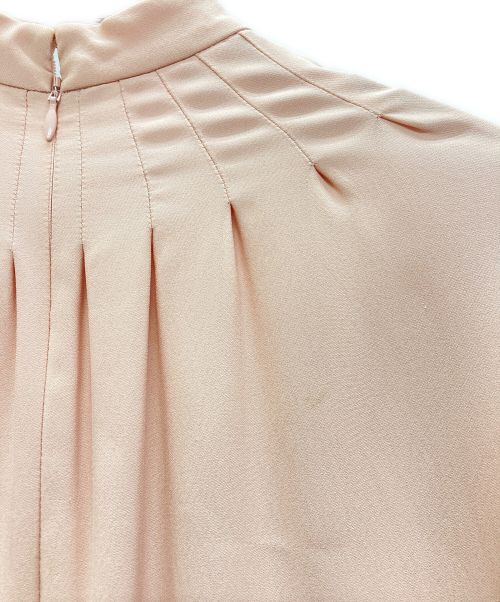 Christian Dior（クリスチャン ディオール）Christian Dior (クリスチャン ディオール) シルクワンピース ピンク サイズ:SIZE 38の古着・服飾アイテム