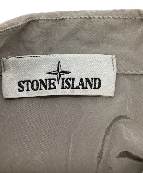 STONE ISLAND（ストーンアイランド）STONE ISLAND (ストーンアイランド) ナイロンメタル シャツジャケット グレー サイズ:SIZE Sの古着・服飾アイテム