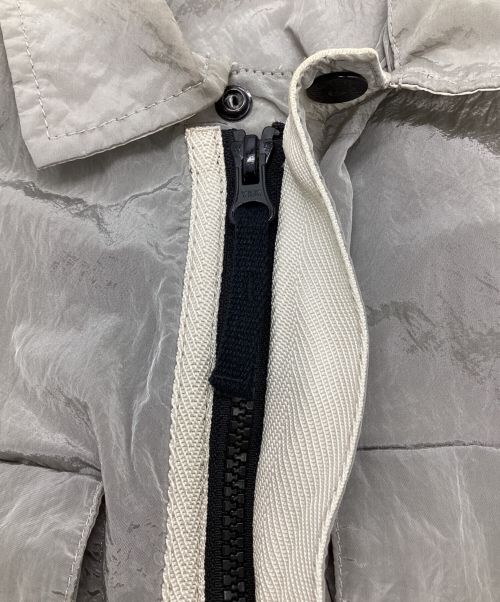 STONE ISLAND（ストーンアイランド）STONE ISLAND (ストーンアイランド) ナイロンメタル シャツジャケット グレー サイズ:SIZE Sの古着・服飾アイテム
