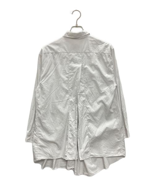 Acne（アクネ）Acne (アクネ) コットン バックスリット オーバーサイズ プルオーバーシャツ ホワイト サイズ:SIZE 34の古着・服飾アイテム