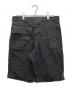 COMME des GARCONS HOMME PLUS（コムデギャルソンオムプリュス）の古着「アシメポケットショートパンツ」｜ブラック