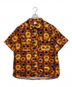 NIKE SBナイキエスビー）の古着「Short-Sleeve Woven Skate Button-Up」｜オレンジ