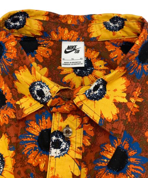 NIKE SB（ナイキエスビー）NIKE SB (ナイキエスビー) Short-Sleeve Woven Skate Button-Up オレンジ サイズ:SIZE XL　の古着・服飾アイテム